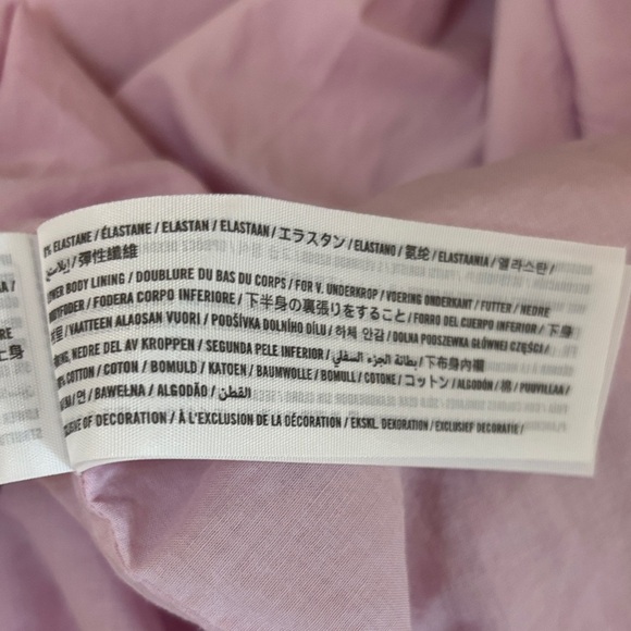 Abercrombie & Fitch Pink Mixed Fabric Bubble Hem Midi Dress Size XL – Excellent - Picture 13 of 14